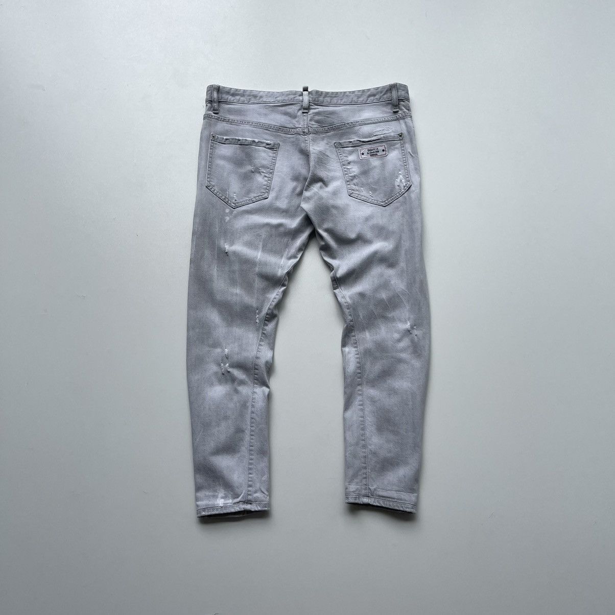 Dsquared2 Dsquared2 Distressed Sexy Twist Slim Fit Stretch Jeans Grey Size US 36 / EU 52 - 3 Thumbnail