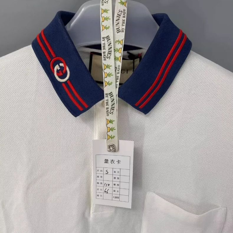 Gucci GucciPrinted solid color button casual short-sleeved polo s Size US S / EU 44-46 / 1 - 5 Thumbnail
