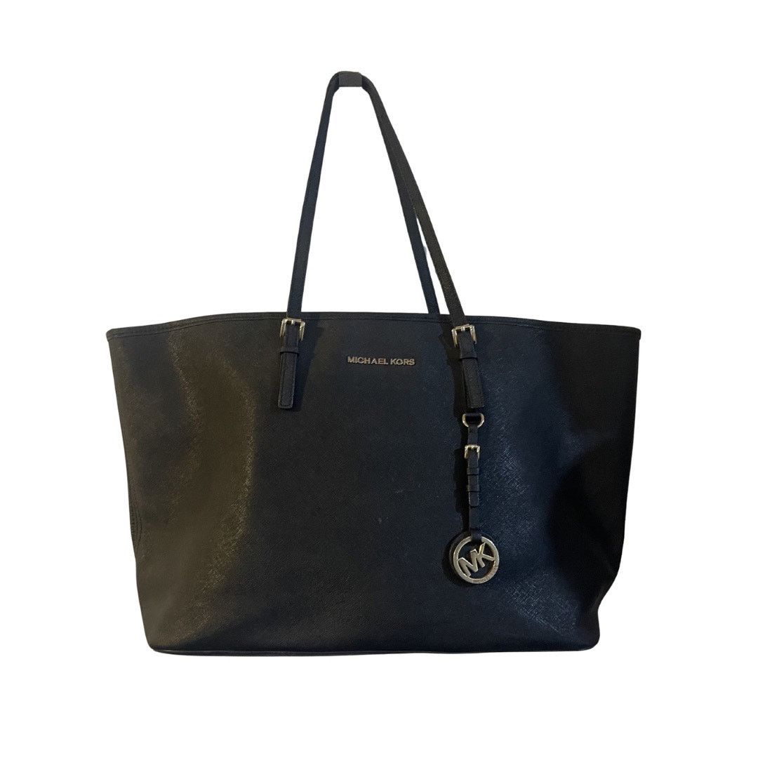 Michael Kors Jet Set Travel Tote Handbag Saffiano Leather Quiet Luxury Size ONE SIZE - 1 Thumbnail