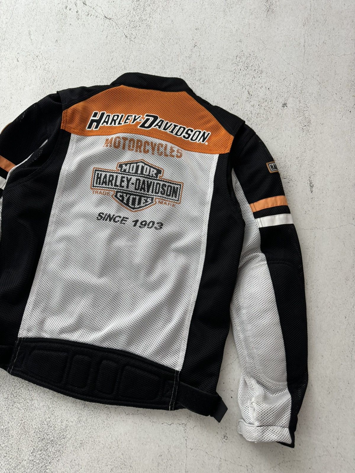 Harley Davidson × Marlboro Harley Davidson HD Vintage Riding Gear Bike Bomber Jacket Size US M / EU 48-50 / 2 - 13 Thumbnail