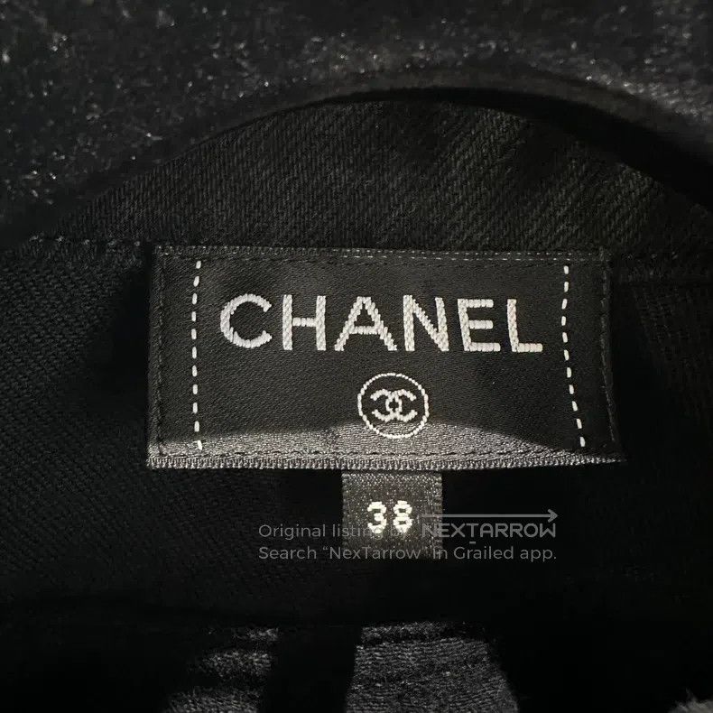 Chanel Chanel Full-print camellia denim jacket Size XS / US 0-2 / IT 36-38 - 3 Thumbnail