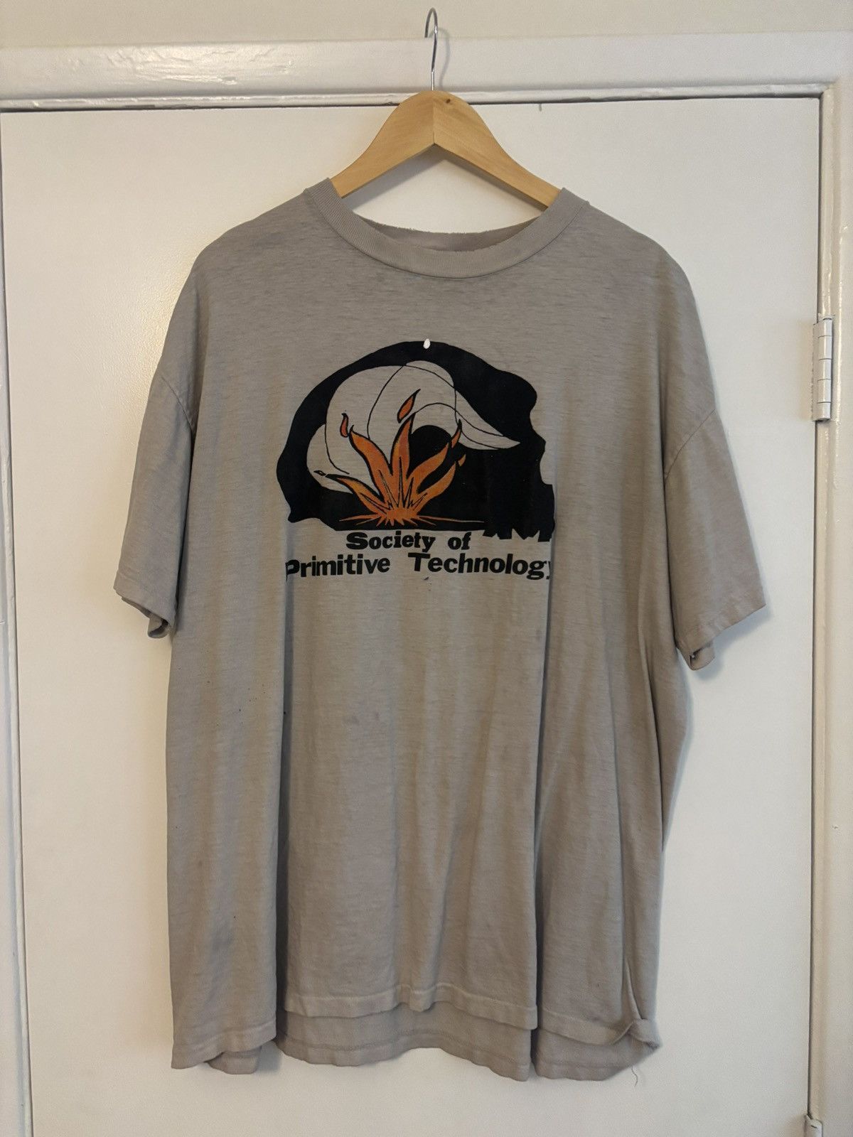 Vintage Men’s XXL white Vintage Primitive Technology tee Size US XXL / EU 58 / 5 - 2 Thumbnail