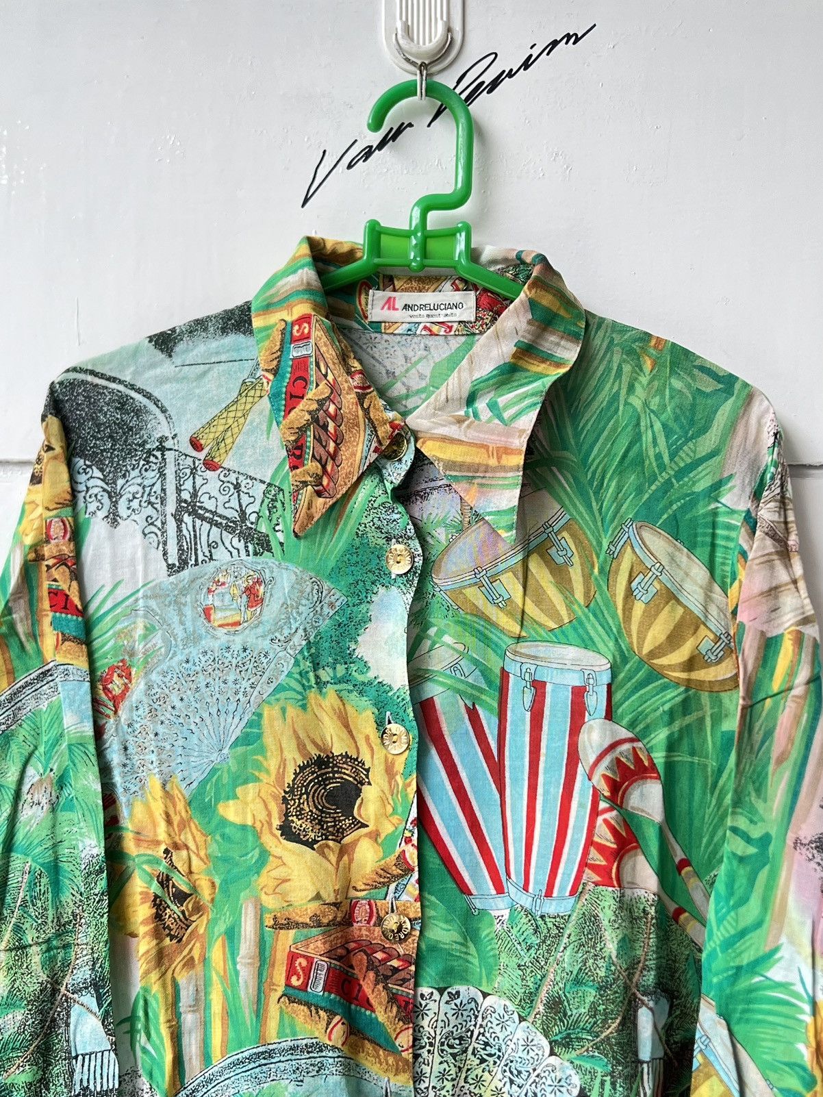 Andreluciano ANDRELUCIANO Motive Shirt Size US M / EU 48-50 / 2 - 10 Thumbnail