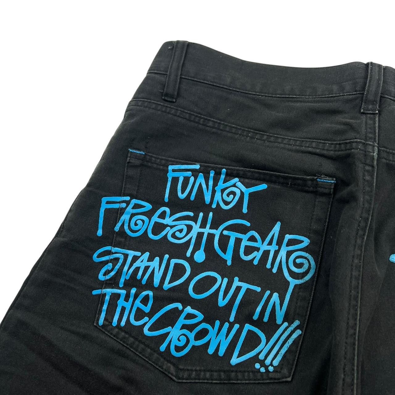 Stussy Vintage Stussy Funky Fresh Gear Spellout Shorts - Waist: 32 Size US 32 / EU 48 - 3 Thumbnail