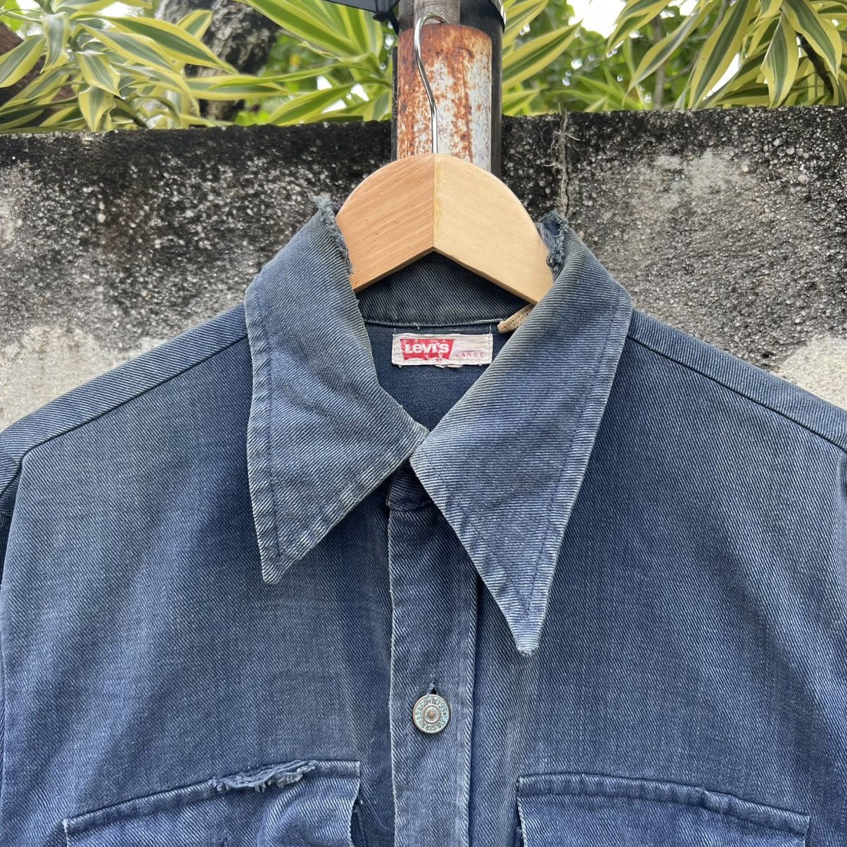 Levi's “VINTAGE” DISTRESS LEVI’S SHIRT JACKET Size US L / EU 52-54 / 3 - 5 Thumbnail