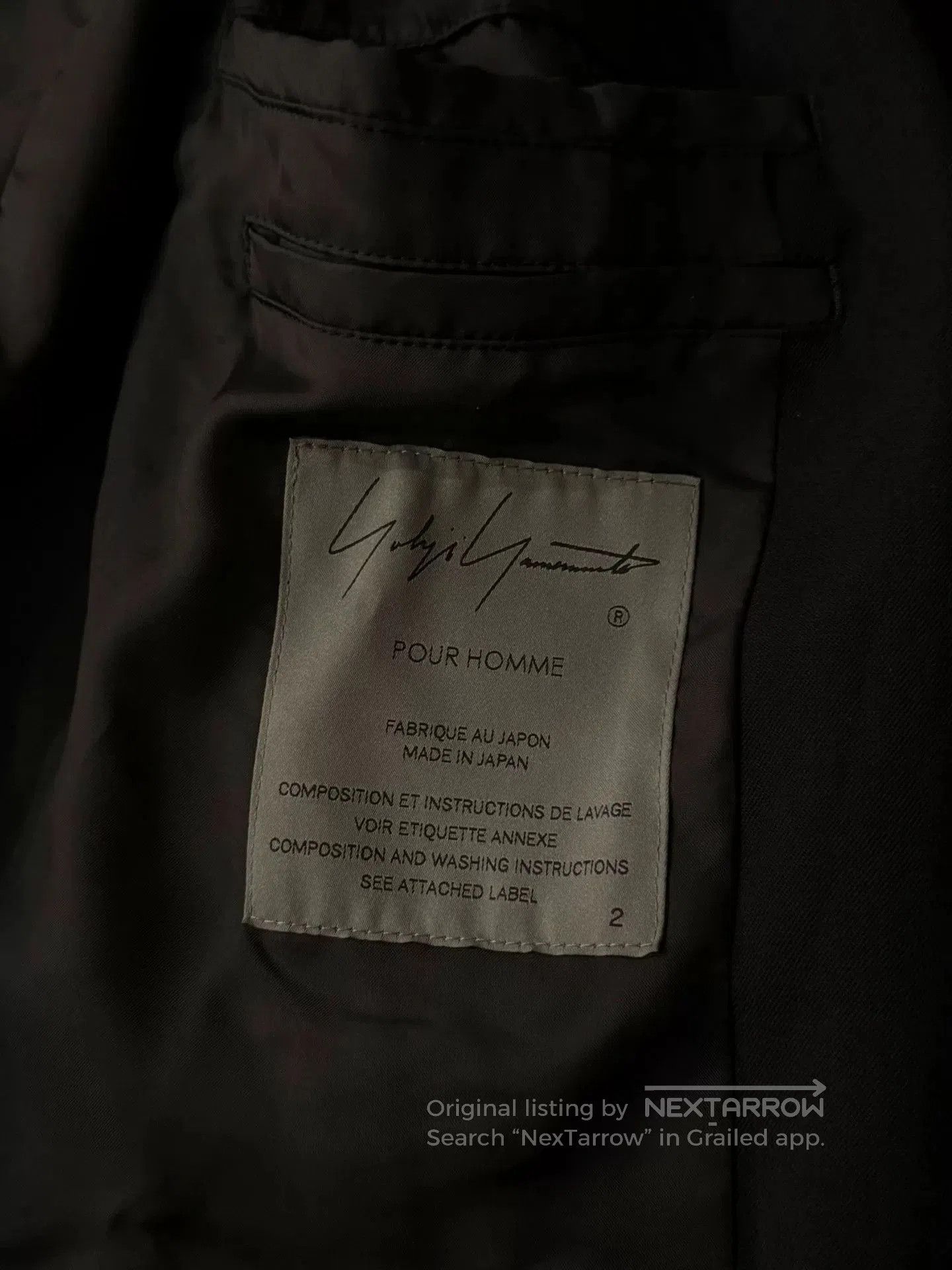 Yohji Yamamoto Yohji Yamamoto Wool Art Print Coat. Size US S / EU 44-46 / 1 - 6 Thumbnail