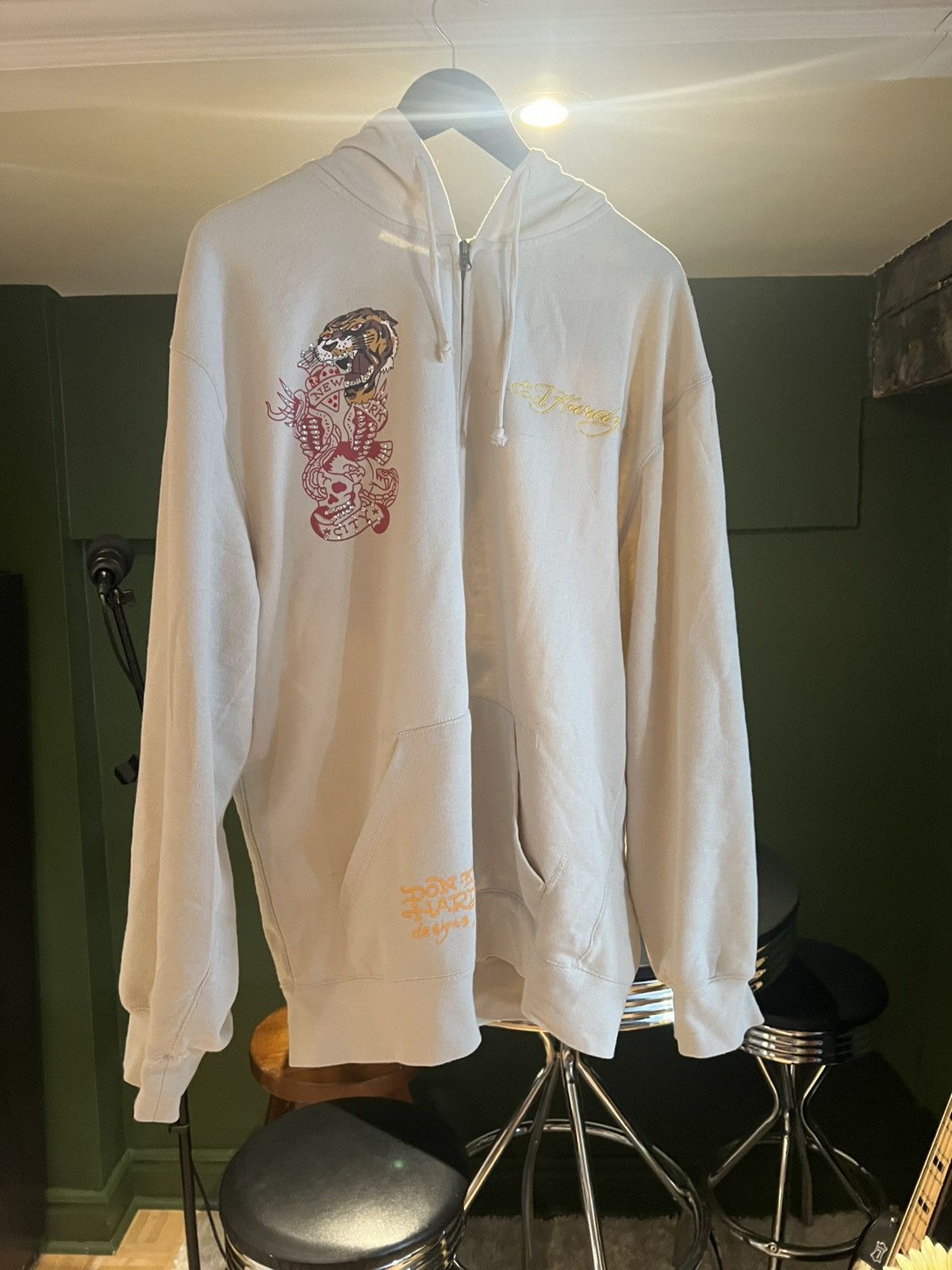 Ed Hardy Ed hardy Christian audiger BAGGY ZIP UP 🪐 Size US XXL / EU 58 / 5 - 1 Thumbnail