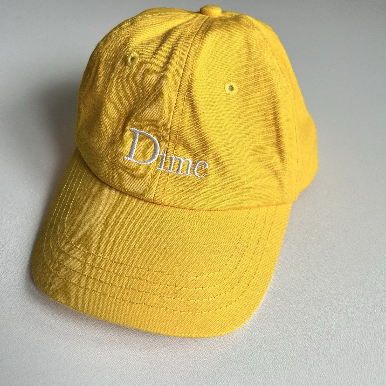 Dime Dime MTL Hat Baseball Cap Strapback Yellow Classic Logo Size ONE SIZE - 1 Thumbnail