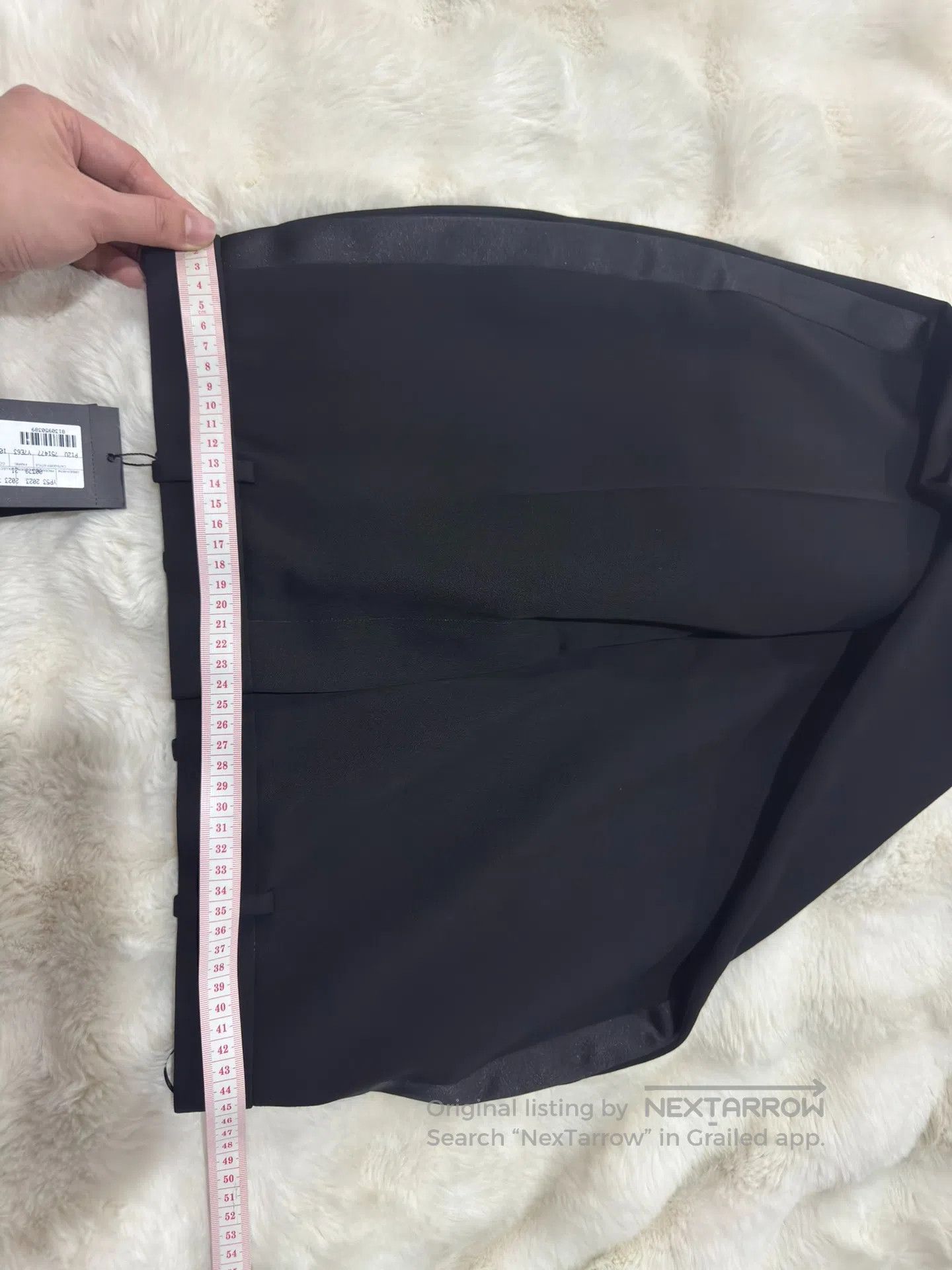 Saint Laurent Paris Saint Laurent Paris Tapered Dress Pants| Size US 34 / EU 50 - 7 Thumbnail