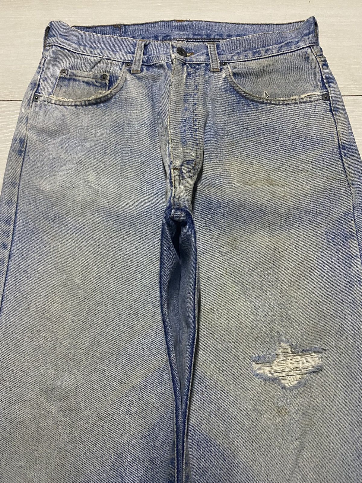 Maison Margiela Vintage 80s Liberto Made in Italy Denim Jeans Natural Fade Size US 30 / EU 46 - 3 Thumbnail