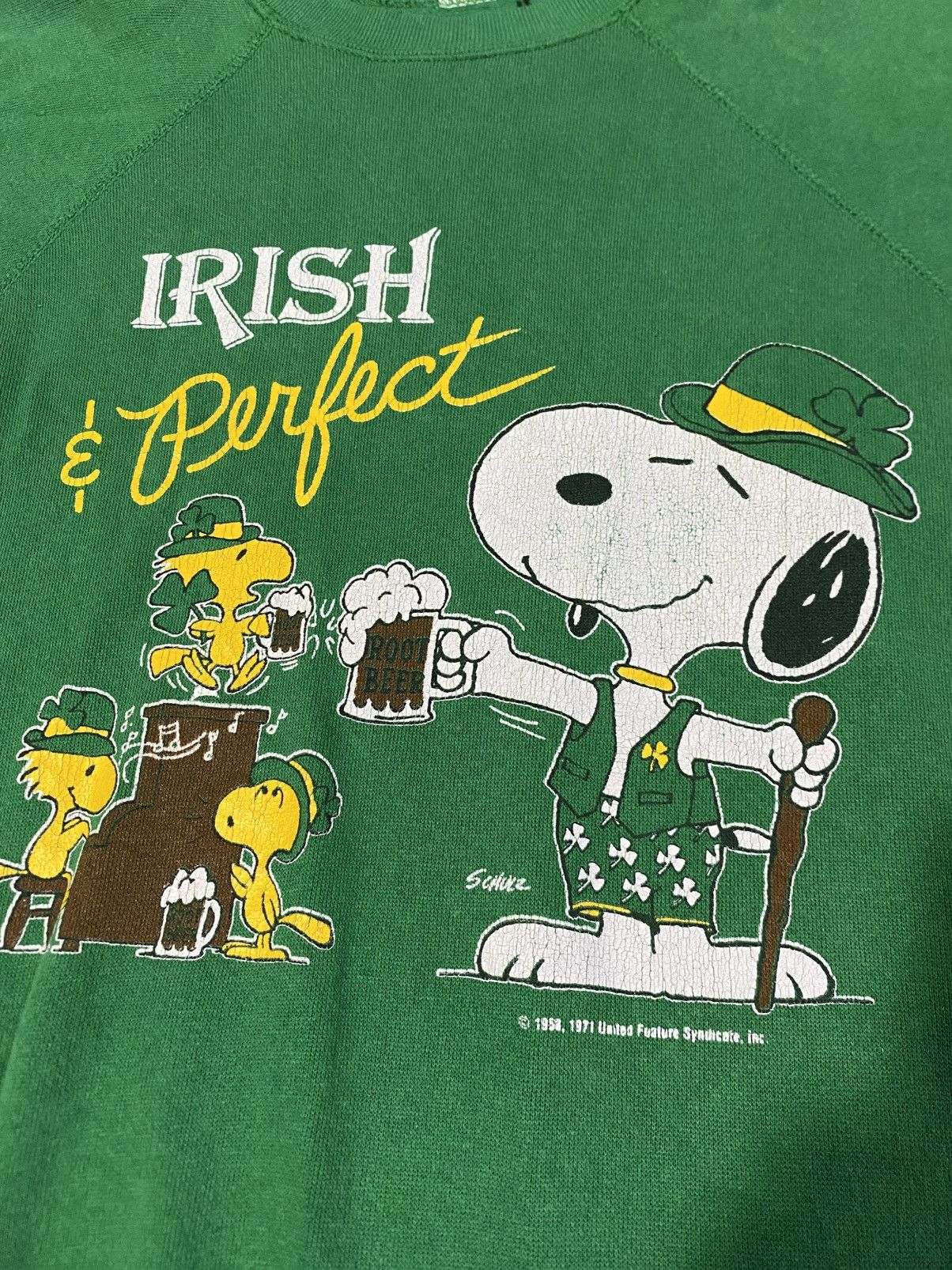 Peanuts Vintage 70s peanuats sweatshirt pullover crewneck Size US L / EU 52-54 / 3 - 5 Thumbnail