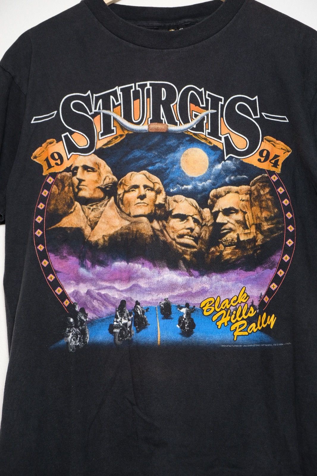 Harley Davidson × Vintage Rare 1994 vintage Harley Davidson Sturgis 3D Emblem t-shirt Size US L / EU 52-54 / 3 - 5 Thumbnail
