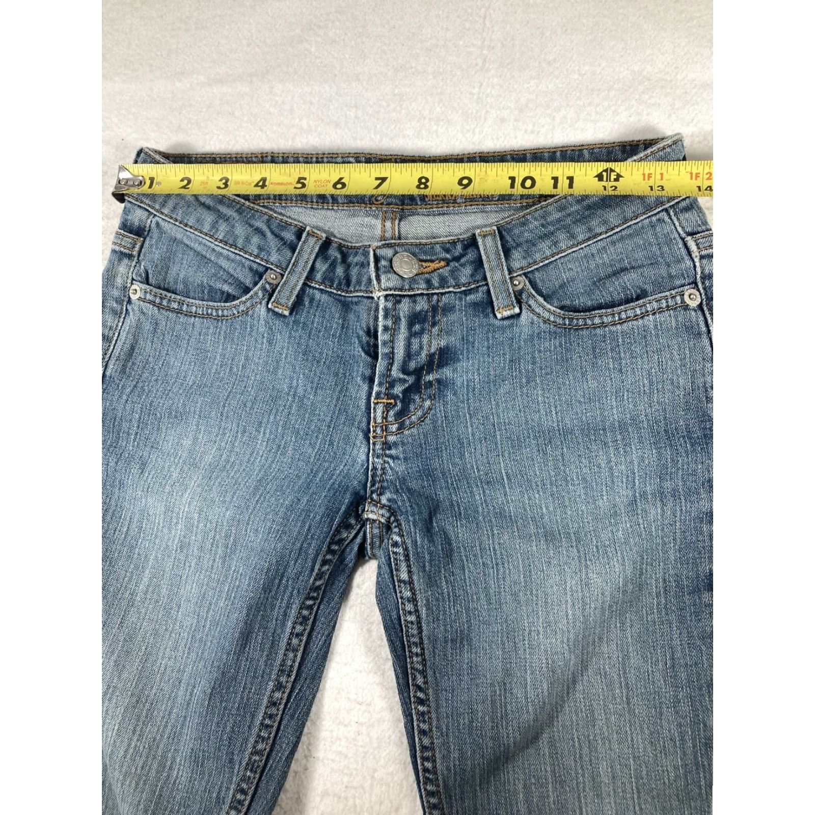Guess GUESS Jeans Womens Skinny Jeans 24 Blue Sierra Stretch Medium Wash 5-Pocket Solid Denim Distressed Cotton Spandex Slim Juniors Women Mens?? Size 42" / US 20 - 3 Thumbnail