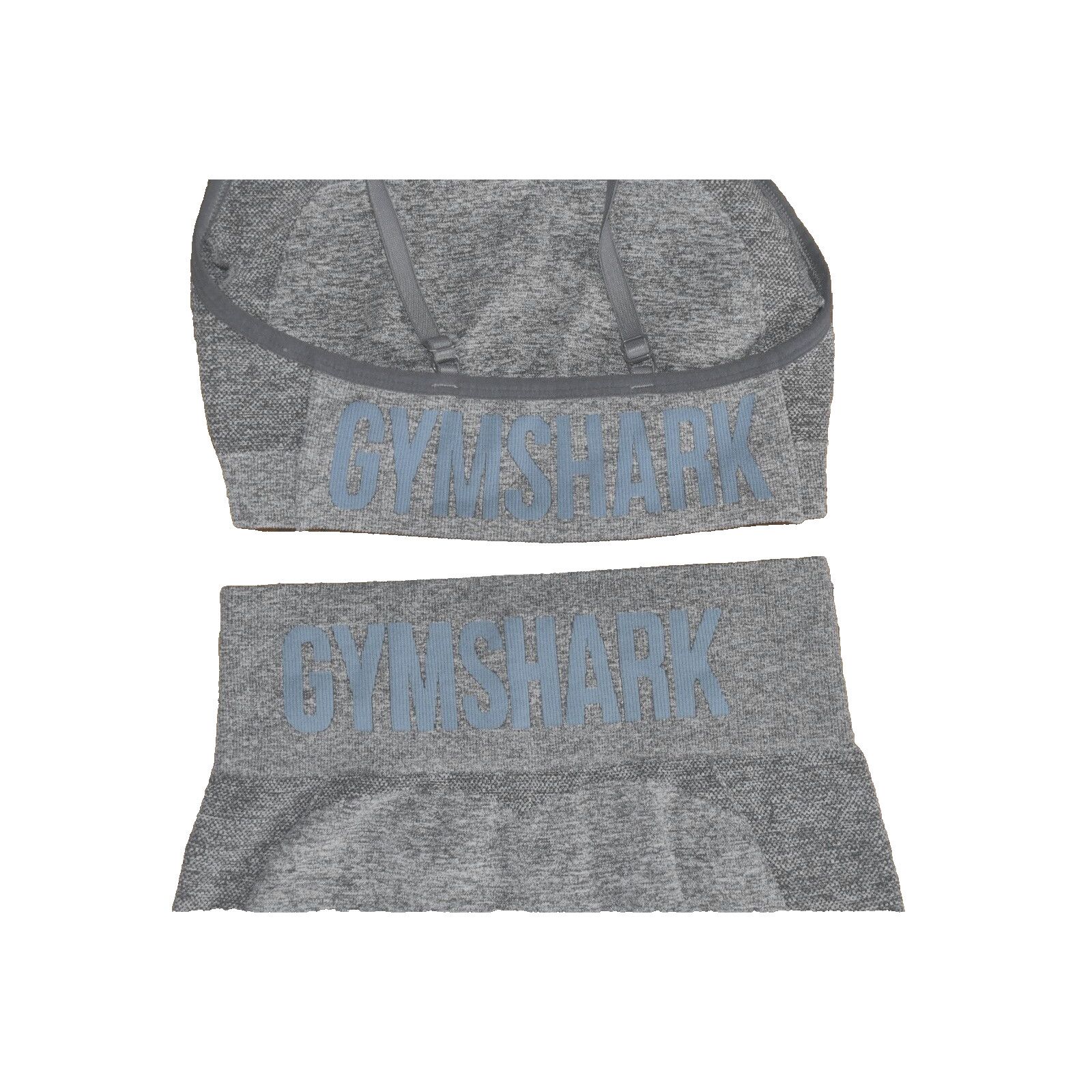 Gymshark GYMSHARK Grey Flex Sports Bra and Leggings 2 Pc Set Size S Size 26" / US 2 / IT 38 - 7 Thumbnail