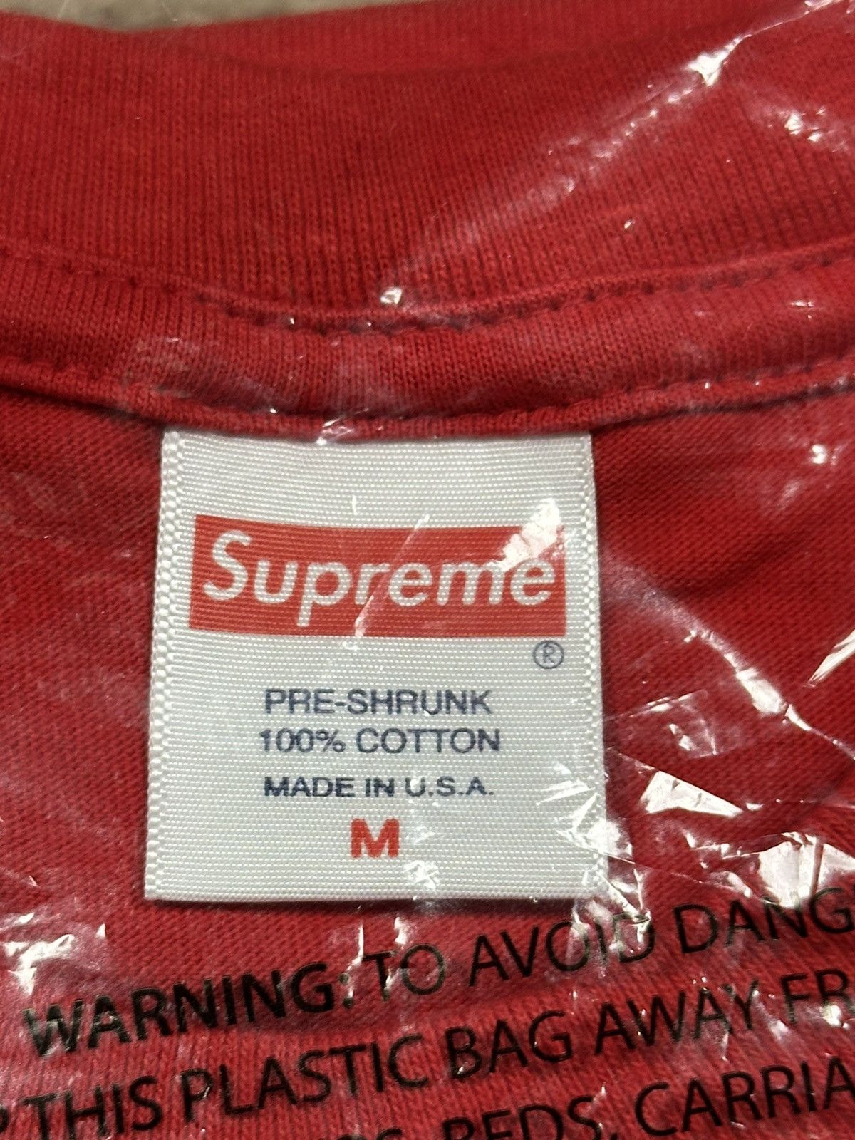 Supreme Supreme Mont Blanc Tee - Red - M - FW23 Size US M / EU 48-50 / 2 - 5 Thumbnail