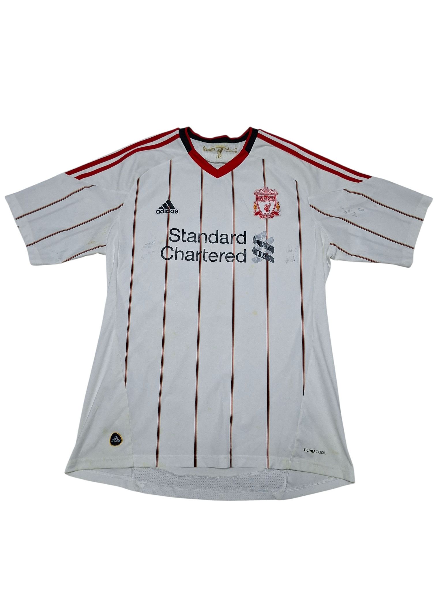 Adidas JOE COLE LIVERPOOL ADIDAS VINTAGE 2010/2011 SOCCER JERSEY Size US L / EU 52-54 / 3 - 1 Thumbnail