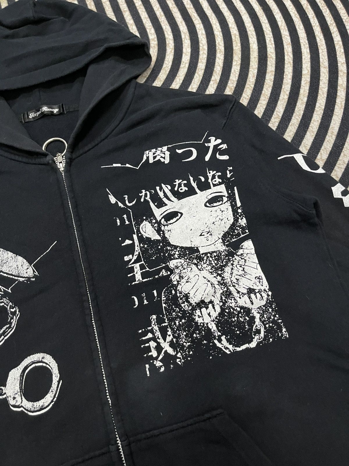 Sex Pot ReVeNGe 2000s SEXPOT REVENGE X SUBETE WO AKIRAMEMASU ZIPPER HOODIE Size US L / EU 52-54 / 3 - 6 Thumbnail