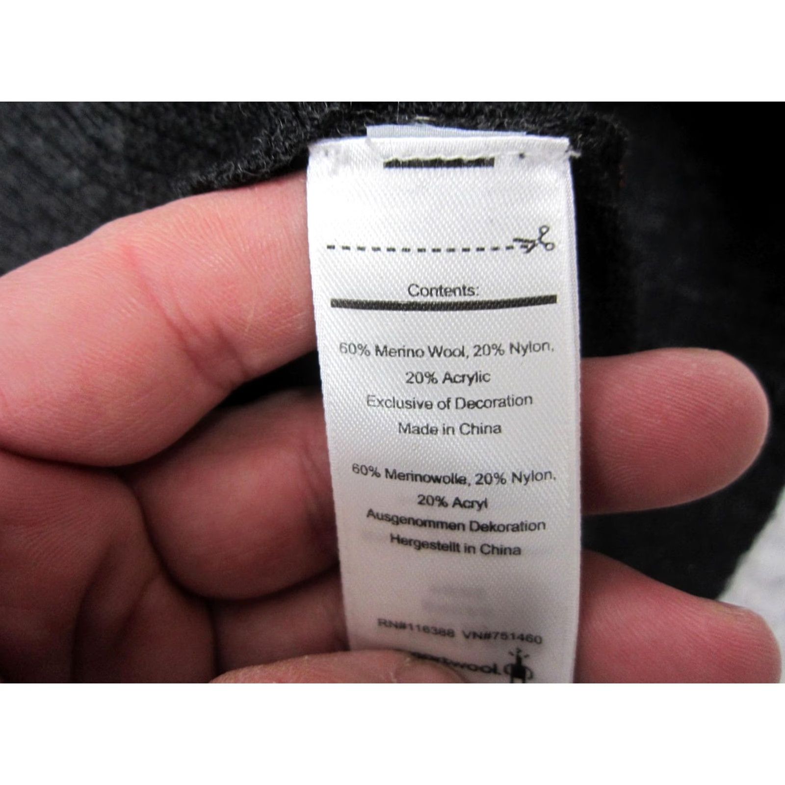 Smartwool SmartWool Sweater Mens M Black V-Neck Merino Wool Pullover 90s Crewneck Shirt Man Regular Winter Fall Summer 90s Mens Size US M / EU 48-50 / 2 - 5 Thumbnail