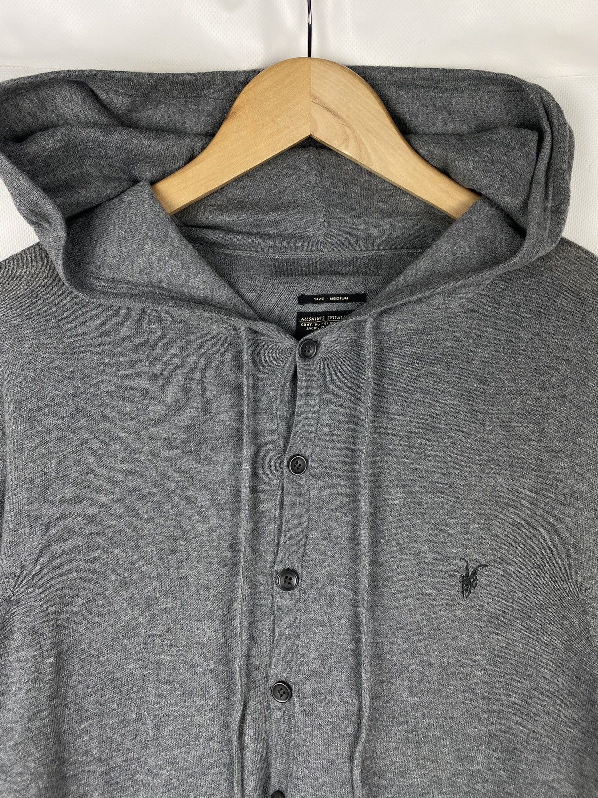 Allsaints Allsaints Devise Button Hoody men’s pullover size M Size US M / EU 48-50 / 2 - 8 Thumbnail