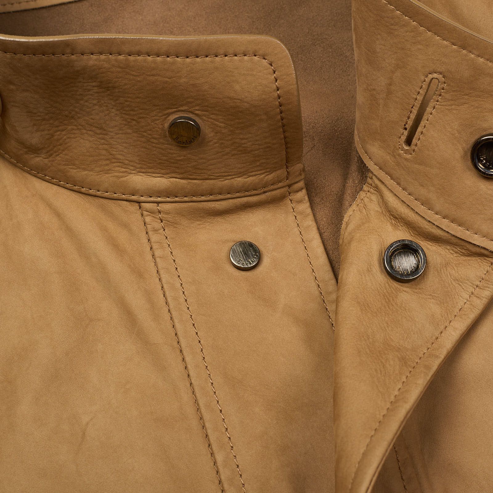 Berluti BERLUTI Paris Beige Calfskin Leather Unlined Field Jacket Size US M / EU 48-50 / 2 - 6 Thumbnail