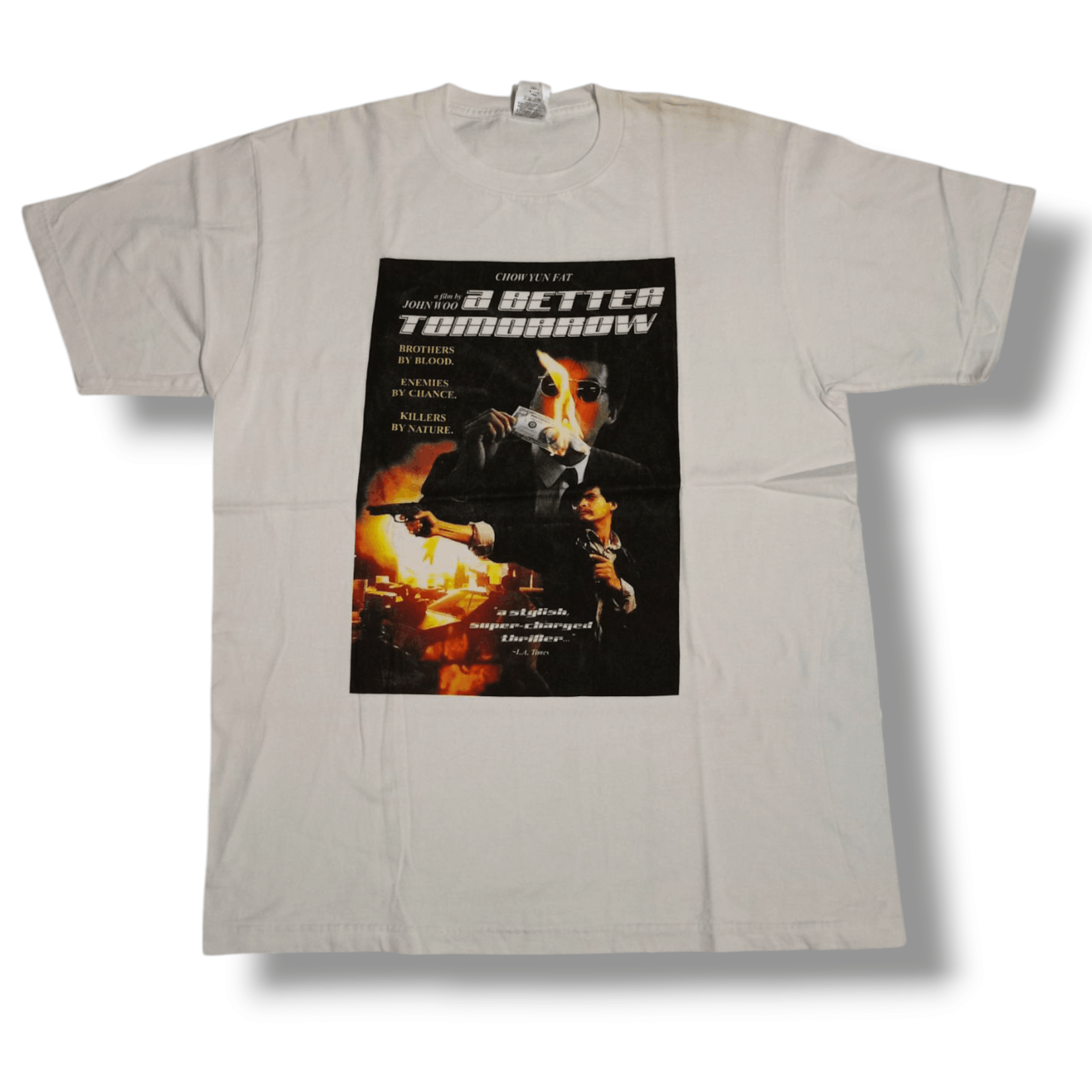 Vintage Vintage rare a better tomorrow movie t shirt/chow yun fatt Size US XL / EU 56 / 4 - 1 Thumbnail