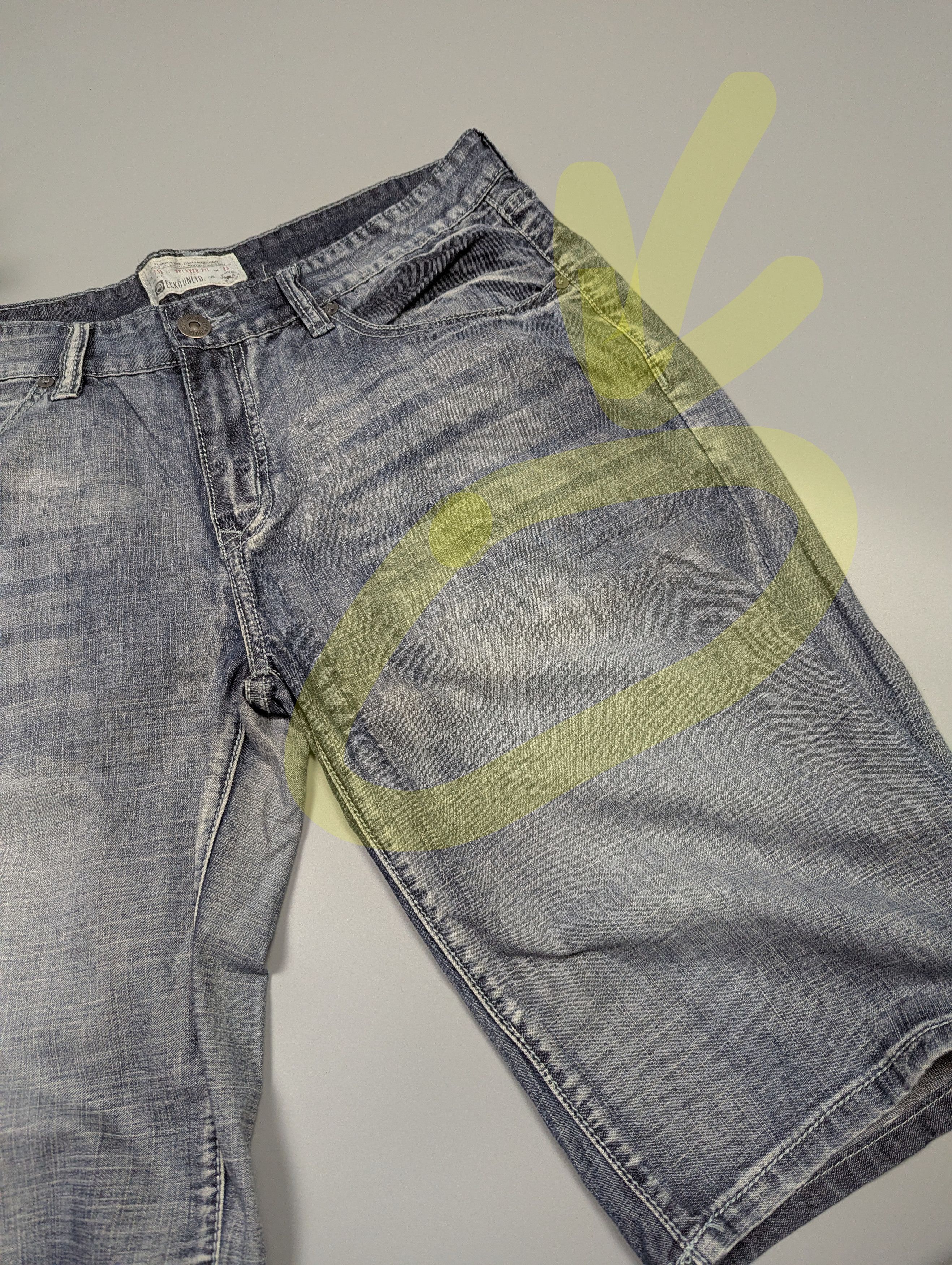 Ecko Unltd. Ecko Unltd Men’s Jeans Shorts Relaxed Fit Baggy Denim Y2K Size US 34 / EU 50 - 15 Thumbnail