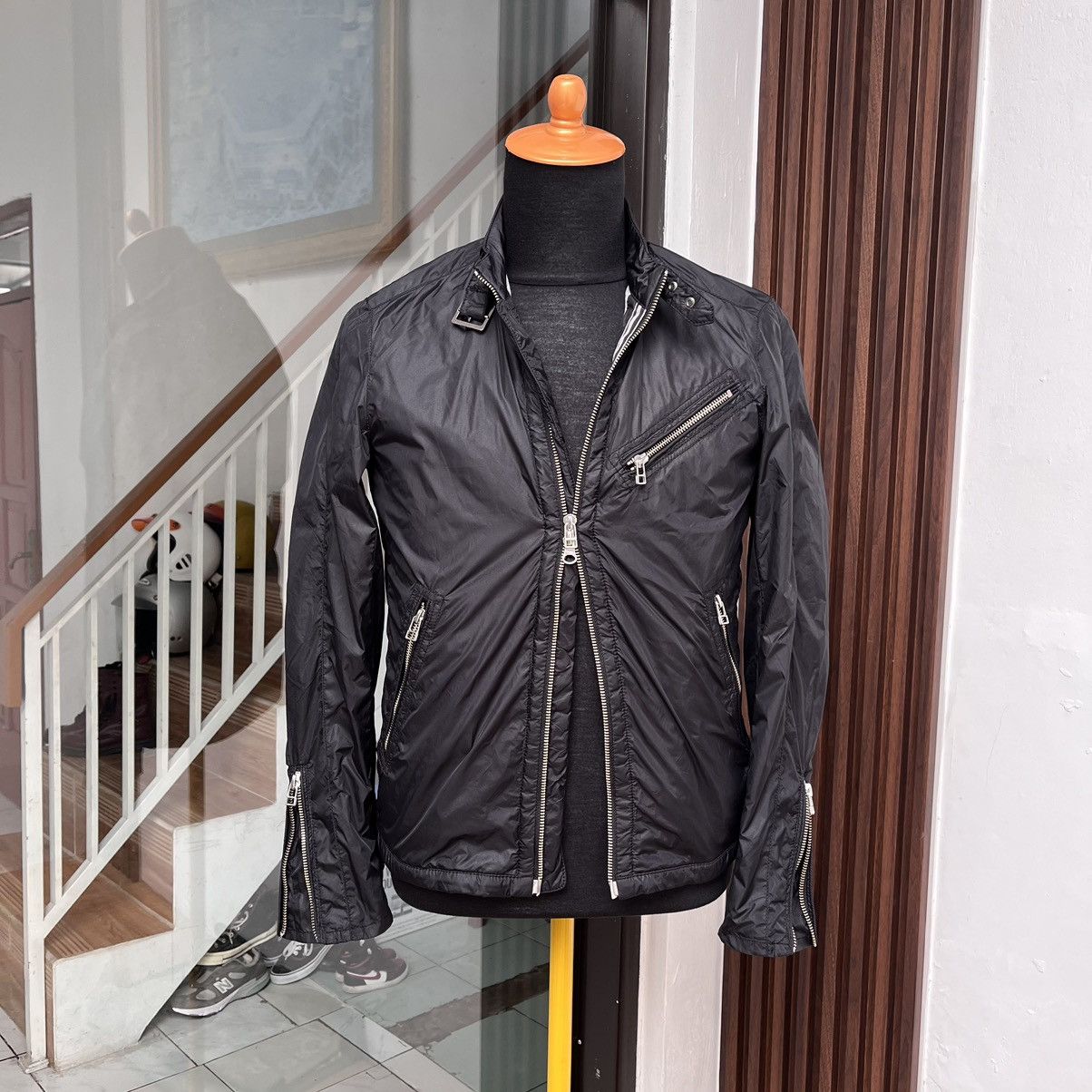 Japanese Brand Japanese Brand Biker Jacket Style "collective union station" Size M / US 6-8 / IT 42-44 - 1 Thumbnail