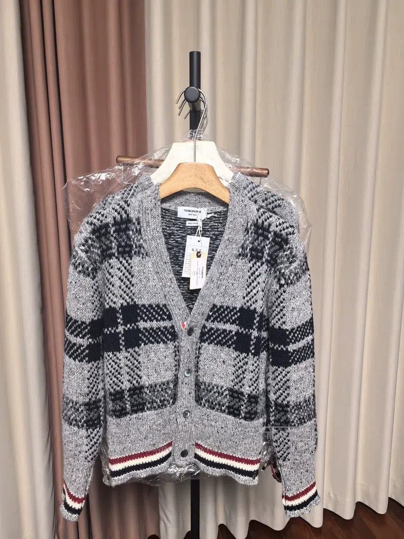 Thom Browne Thom Browne Wool Cardigan Size US M / EU 48-50 / 2 - 1 Thumbnail
