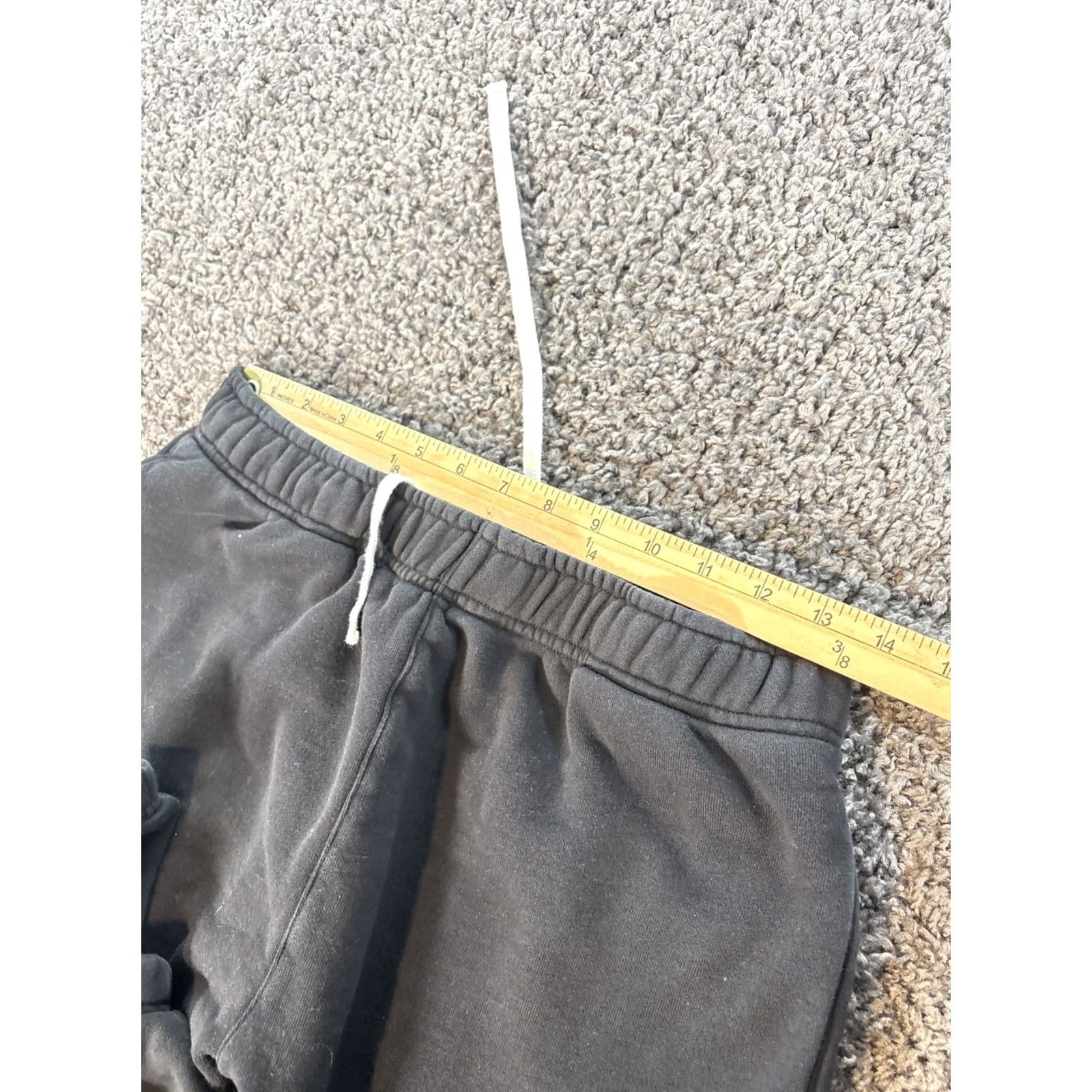 Vintage SHE Jogger Pants Womens M Black Fleece Tapered Drawstring Pockets 905 Of 1000 Shoes? Size 32" / US 10 / IT 46 - 4 Thumbnail