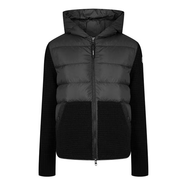 Padded Zip Cardigan
