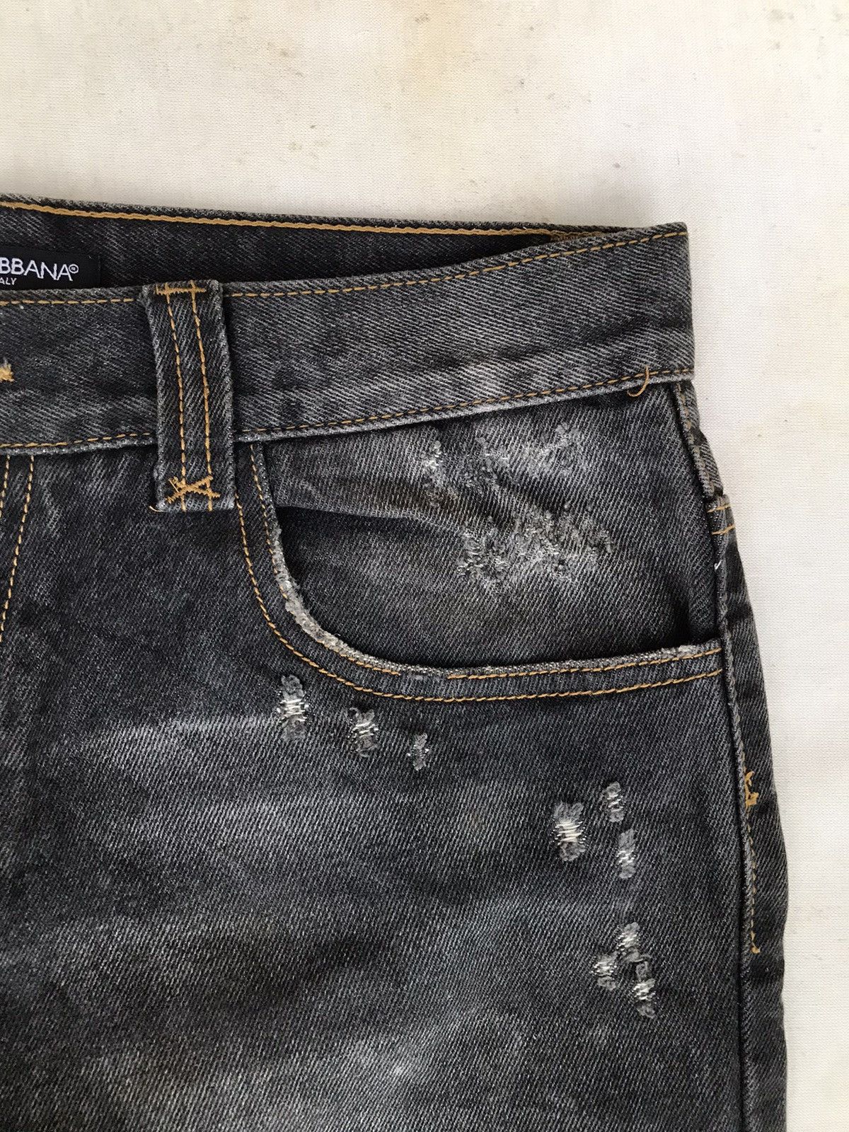 Dolce & Gabbana Rare Dolce & Gabbana Distressed Jeans Size US 33 - 4 Thumbnail