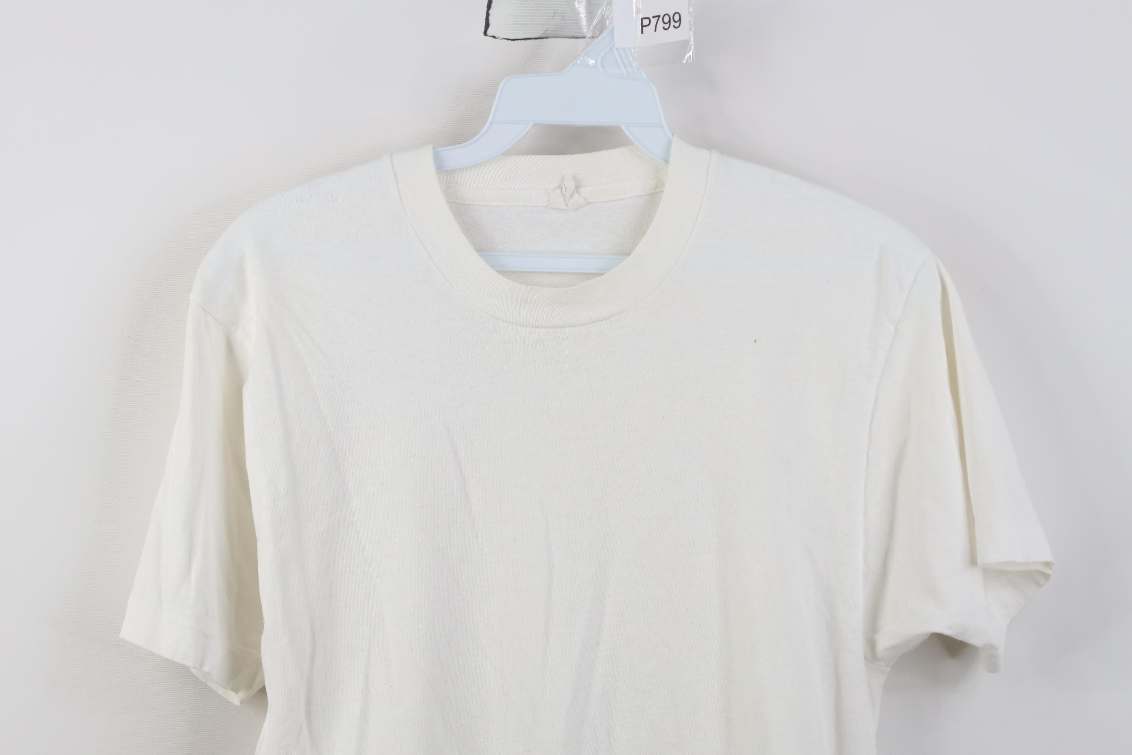 Vintage Vintage 80s 90s Streetwear Short Sleeve T-Shirt White USA Size US M / EU 48-50 / 2 - 2 Thumbnail