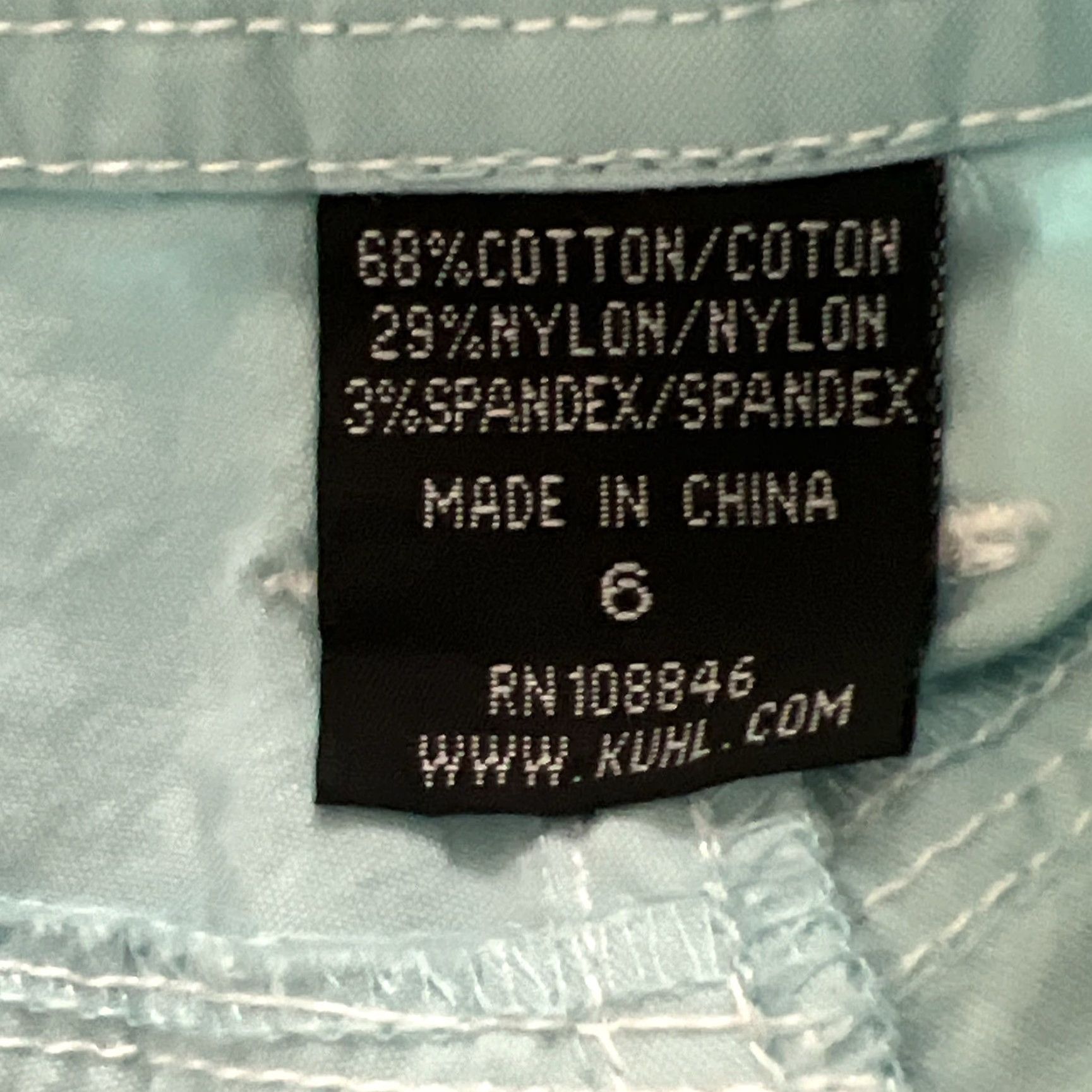 Frame Kuhl Skirt Women's 6 Light Blue A-Line Midi Casual Outdoor with Pockets Size 28" / US 6 / IT 42 - 8 Thumbnail