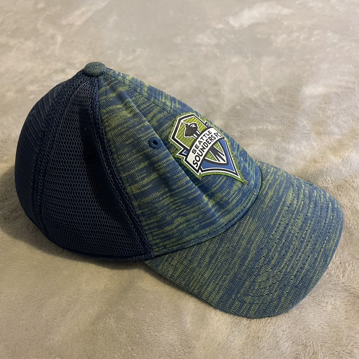 New Era Seattle Sounders FC Hat Men Medium/Large New Era MLS Soccer Size ONE SIZE - 7 Thumbnail