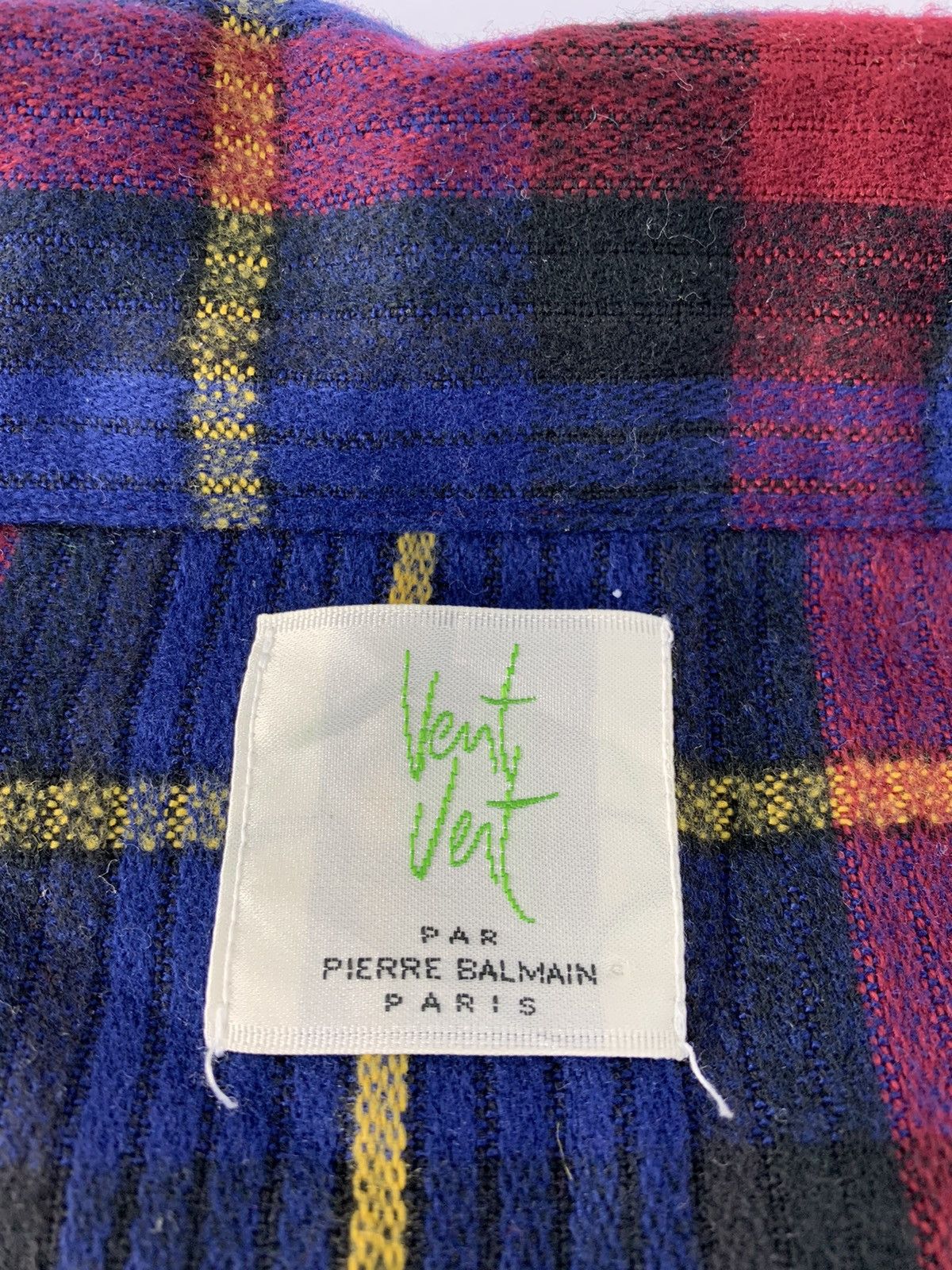 Pierre Balmain Hype Vent Vent Pierre Balmain Paris Flannel Plaid Check Size US L / EU 52-54 / 3 - 8 Thumbnail