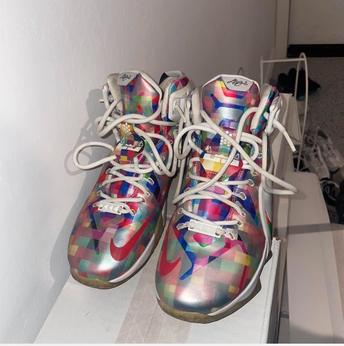 Nike Nike LeBron 12 EXT Prism Elite Size US 8.5 / EU 41-42 - 2 Thumbnail