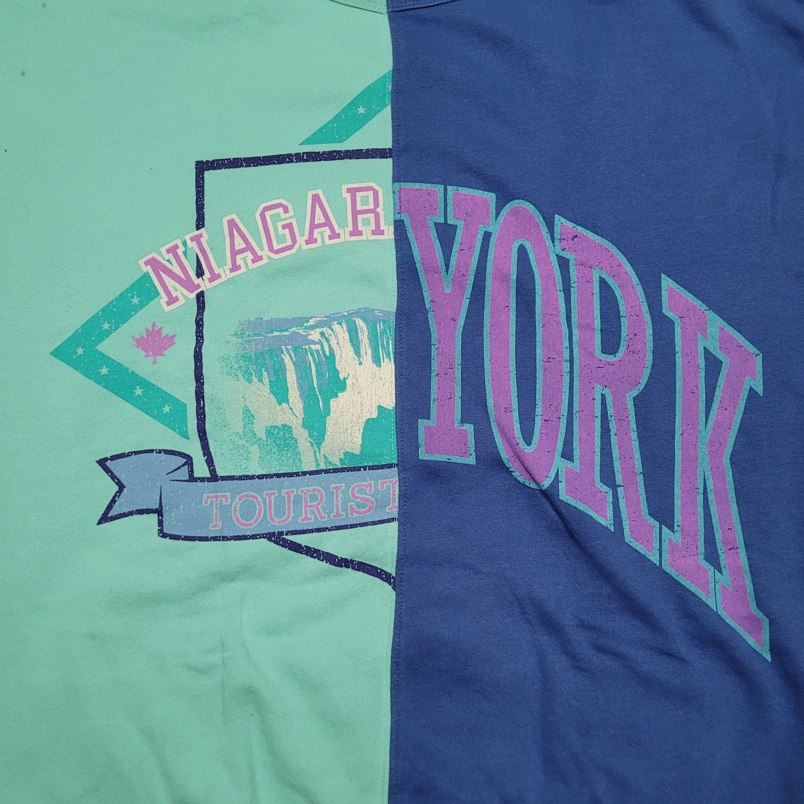Other Y2K Split Colorblock Niagara Falls New York Sweatshirt XL Size US XL / EU 56 / 4 - 2 Thumbnail