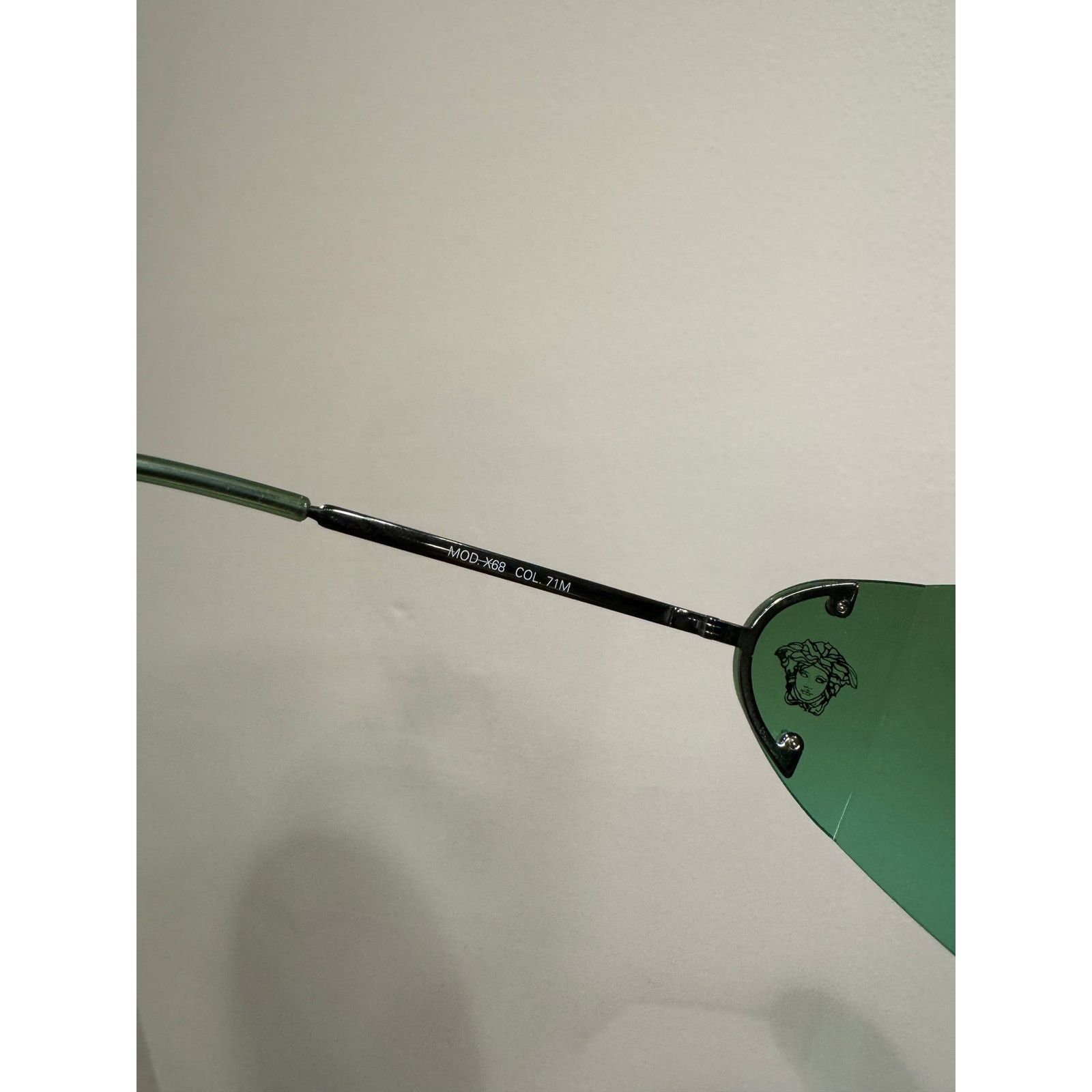 Versace 1990s Versace shield sunglasses Size ONE SIZE - 6 Thumbnail