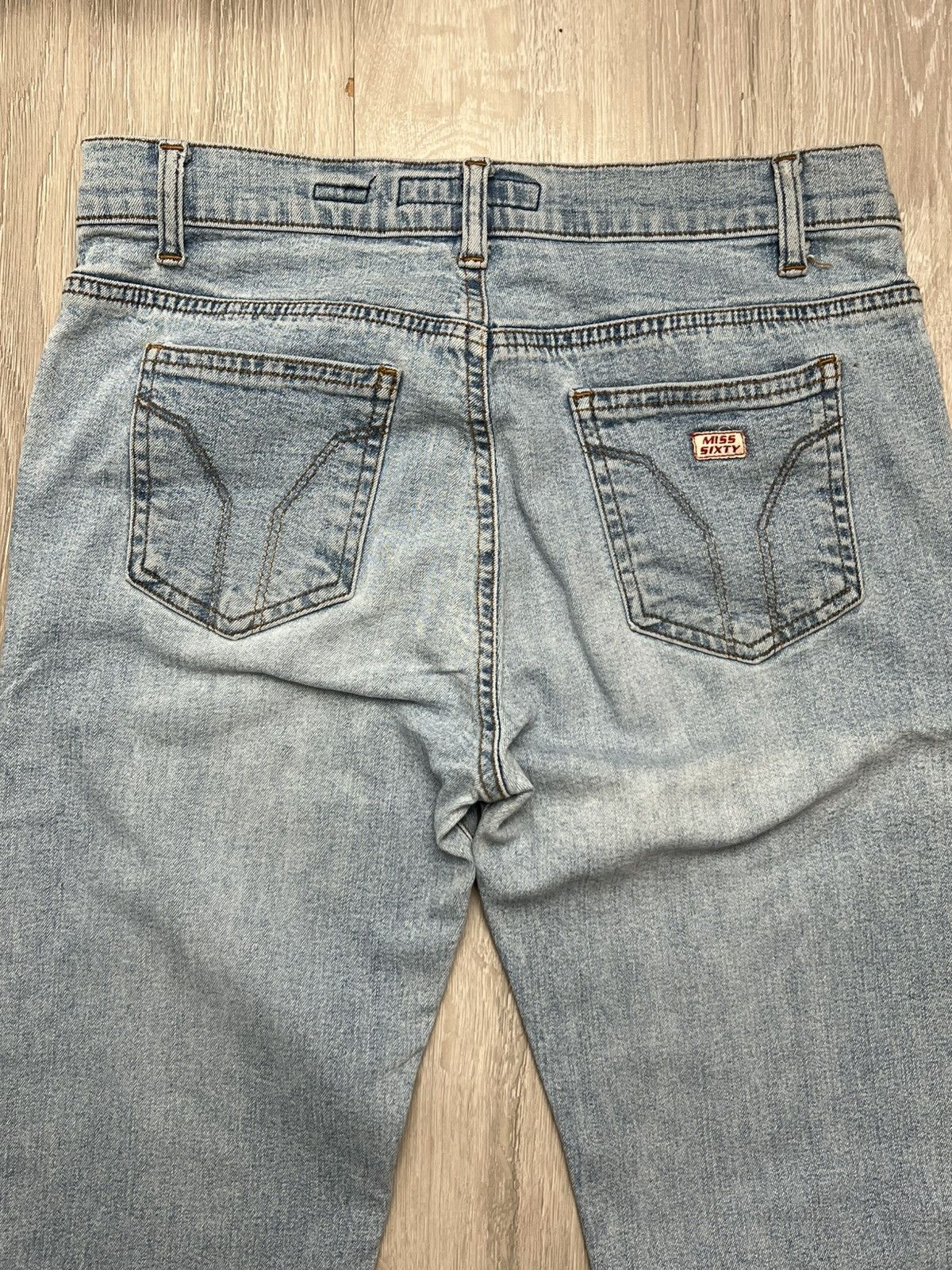 Miss Sixty Vintage Miss Sixty Tommy Flared Jeans Size 28" / US 6 / IT 42 - 5 Thumbnail