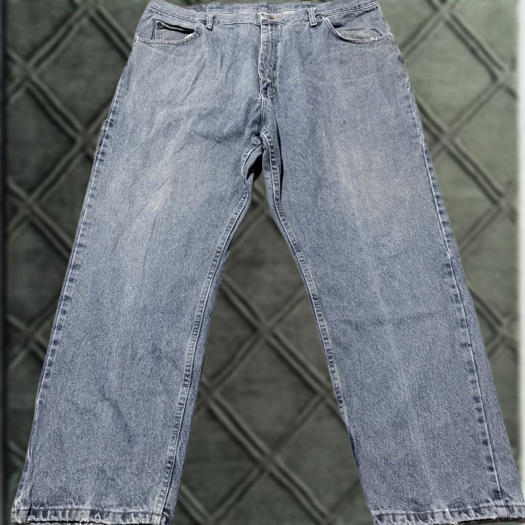 Wrangler Wrangler Five Star Jeans Men's Blue Denim High Rise Straight Relaxed Fit 42x30 Size US 42 / EU 58 - 1 Thumbnail