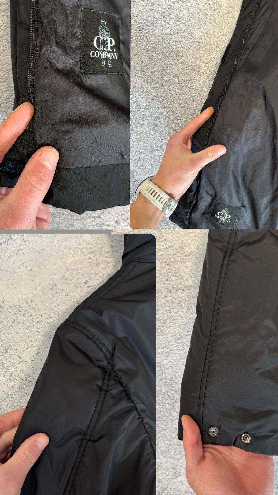 C.P. Company C.P. Company Vintage Black Hooded Insulated Jacket Italy 46 Size US S / EU 44-46 / 1 - 22 Thumbnail