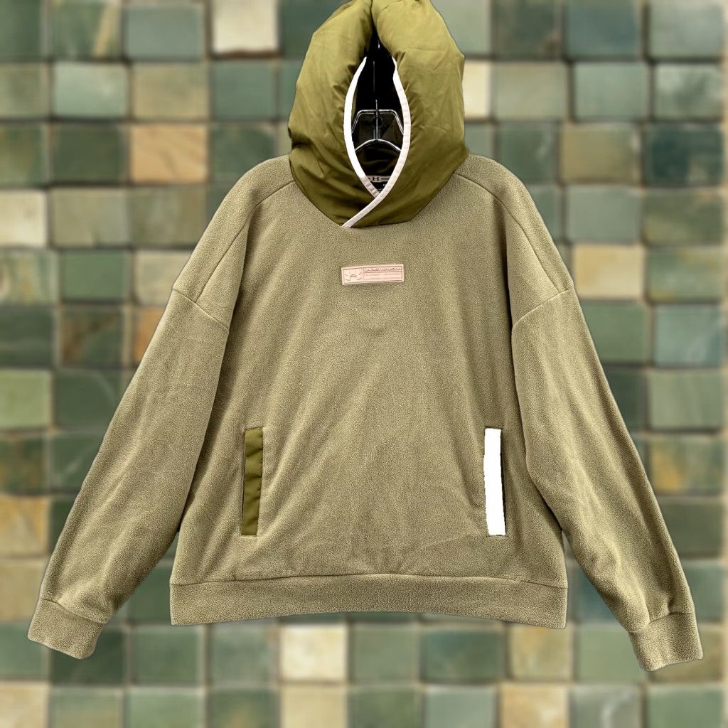 Under Armour Under Armour Storm Hoodie Women's Large Military Green Polar Fleece Athleisure Size L / US 10 / IT 46 - 1 Thumbnail