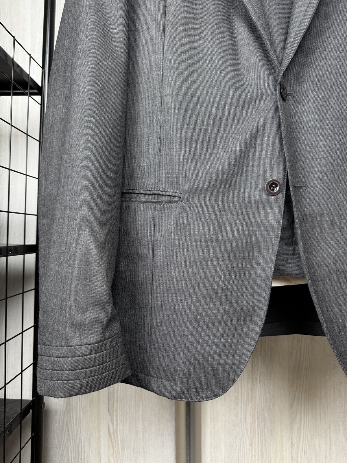 Diesel Diesel Institute of Massconsumer Wool blend grey 2 pcs suit Size 42R - 3 Thumbnail