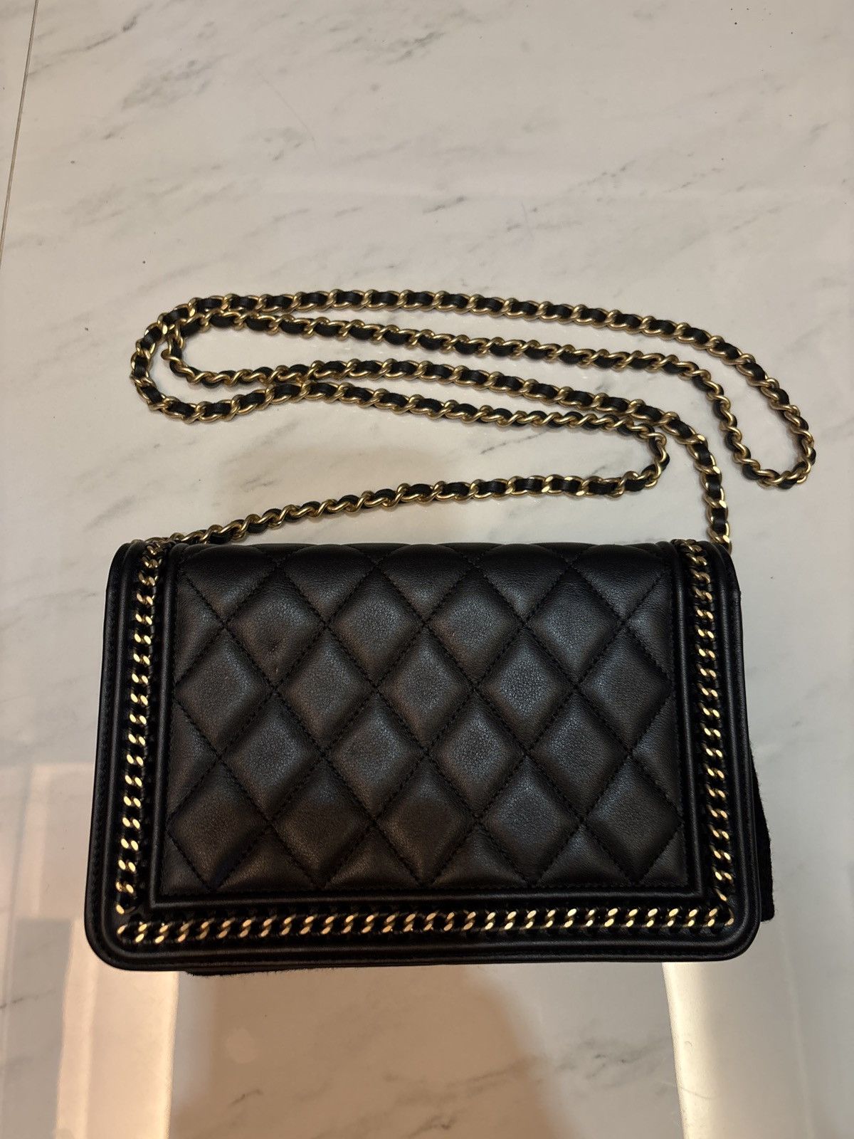 Chanel Chanel Boy Wallet on Chain Black Size ONE SIZE - 3 Thumbnail