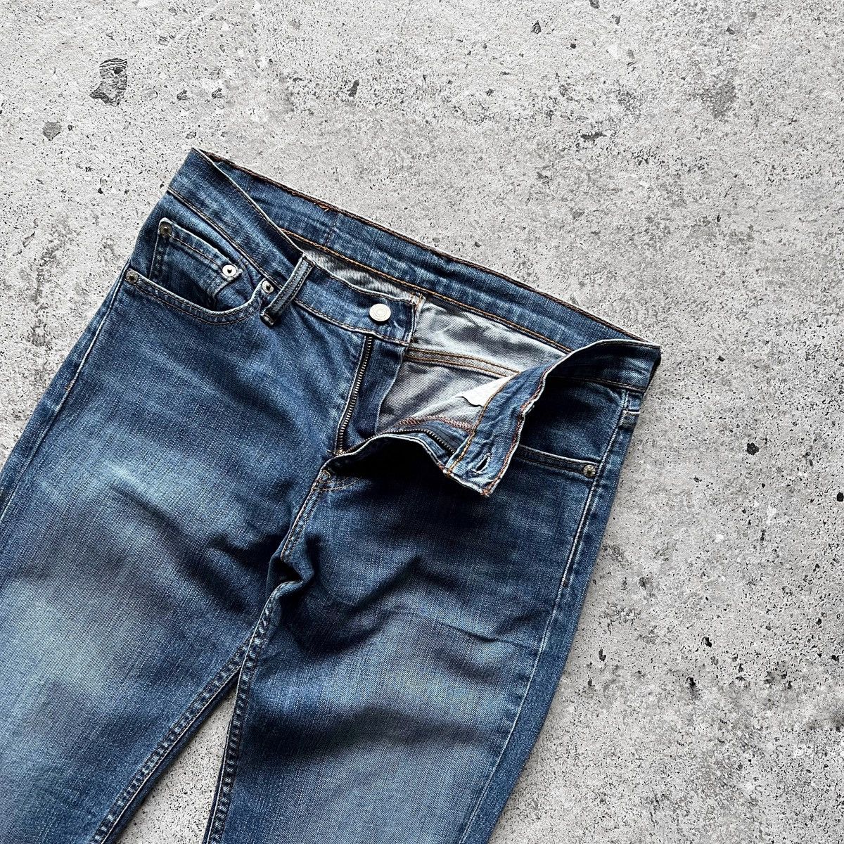 Designer × Levi's Levis 511 Blue Denim Stretch Jeans Zipper Closure Pockets Size US 30 / EU 46 - 5 Thumbnail