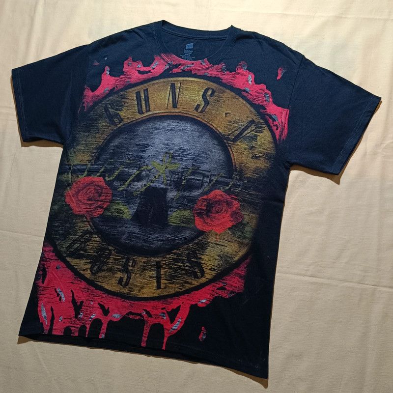 Guns N' Roses Vintage Y2K Guns N´ Roses Black Tshirt Band Tee Mens M 2008 Size US M / EU 48-50 / 2 - 2 Thumbnail