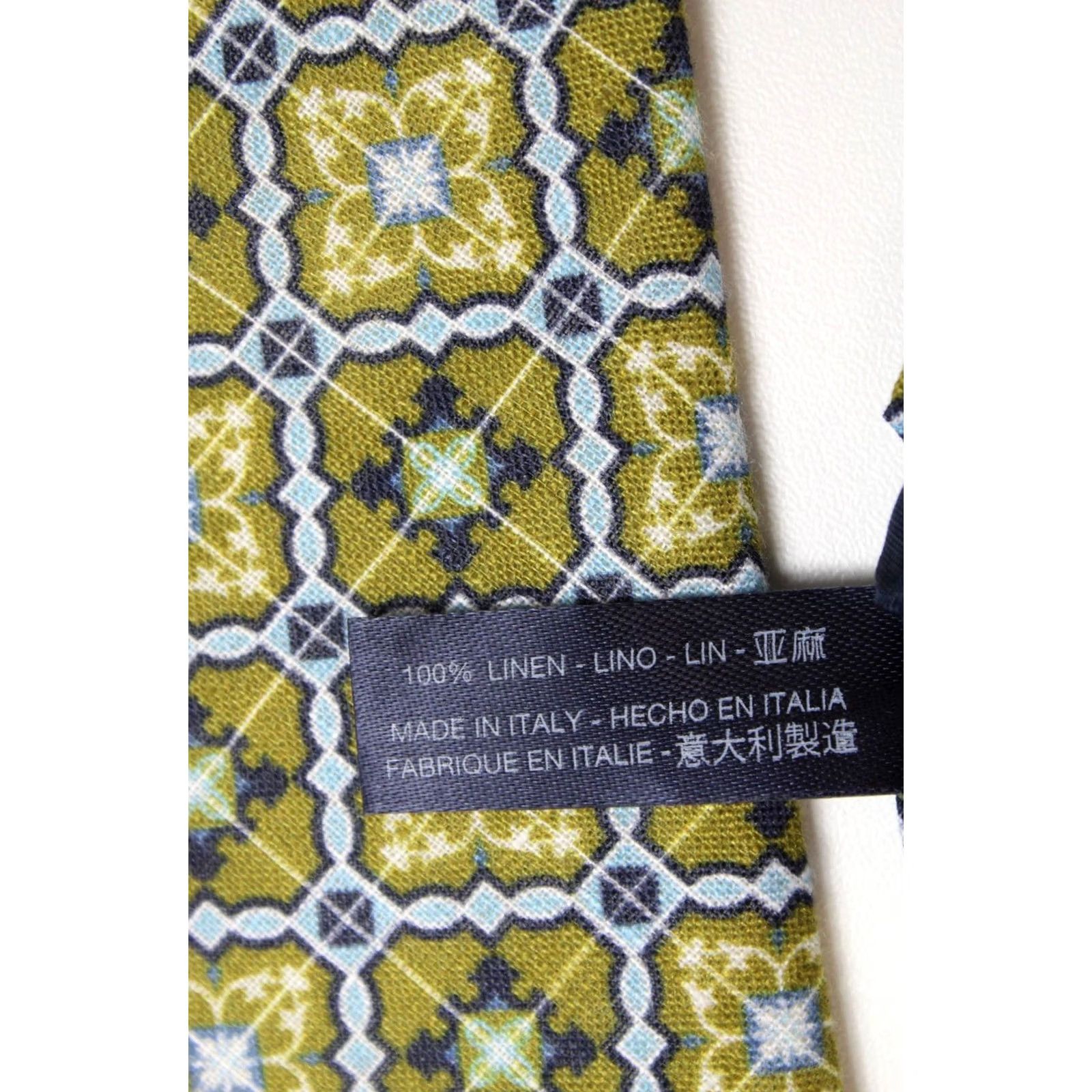 Suitsupply Suitsupply Tie Men's 153 X 8 CM Linen Patterned Tied Pointed Long Size ONE SIZE - 6 Thumbnail