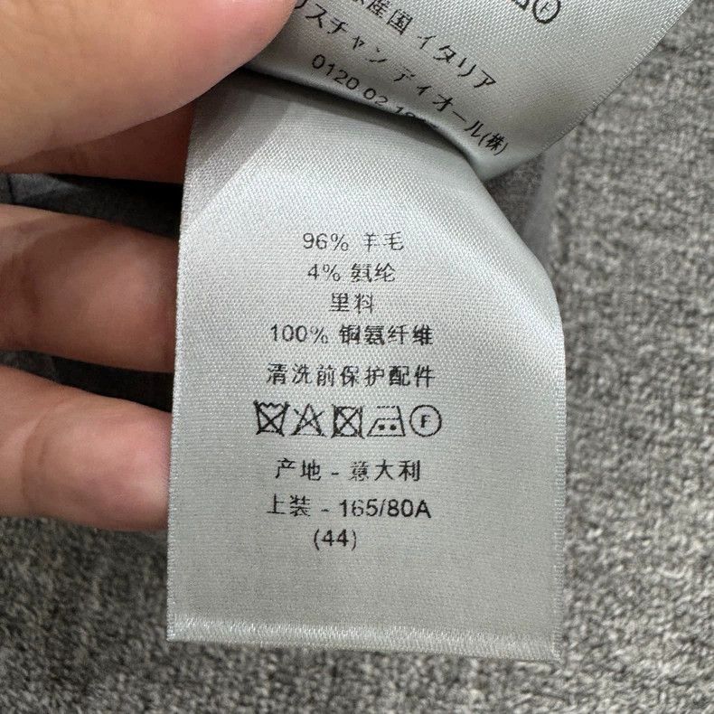 Dior Dior Gray wool blended canvas suit 2505-Nextarrow Size 44R - 5 Thumbnail