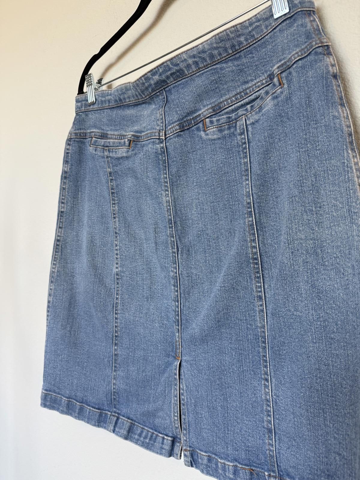 Jonathan Saunders Vintage jones Sport Denim Jean Skirt - Y2K Style Size 32" / US 10 / IT 46 - 3 Thumbnail
