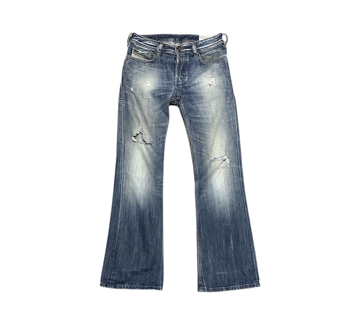 Diesel Vintage Diesel Industry Flare Bell Bottom Bootcut Jeans Size US 30 / EU 46 - 1 Thumbnail